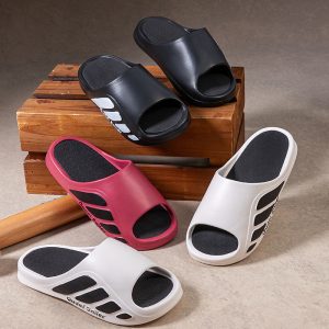 Men's Sport Slides Summer - Thick Sole Anti-Slip Outdoor Slippers, Comfortable Durable EVA Home Sandals, Odor-Free & No Noise - Image 6