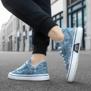 Summer New Popular Low Cut Mens Casual Shoes Lightweight Lace Up Versatile Comfortable Sports Shoes Outdoor Non Slip Flat Shoes - Image 5