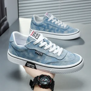 Summer New Popular Low Cut Mens Casual Shoes Lightweight Lace Up Versatile Comfortable Sports Shoes Outdoor Non Slip Flat Shoes - Image 1