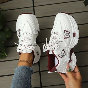 Spring /Autumn Elegant Lightweight Thick Soled Sports and Leisure Shoes Fashionable Best Selling New Comfortable Women's Shoes - Image 1