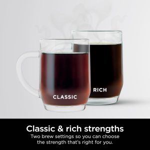 Ninja Fresh Brew Coffee Maker, 12 Cup Glass Carafe, Stainless Steel, CE251 Programmable, Classic & Rich brew, 70-oz. Removable Water Reservoir, Small Batch, 24-hr Delay Brew, Adjustable Warming Plate - Image 4