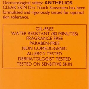 La Roche-Posay Anthelios Clear Skin Dry Touch Sunscreen for Face, SPF 60 Broad spectrum sunscreen with antioxidants, oil absorbing & non-greasy. Oxybenzone free, dry touch travel size sunscreen. - Image 9
